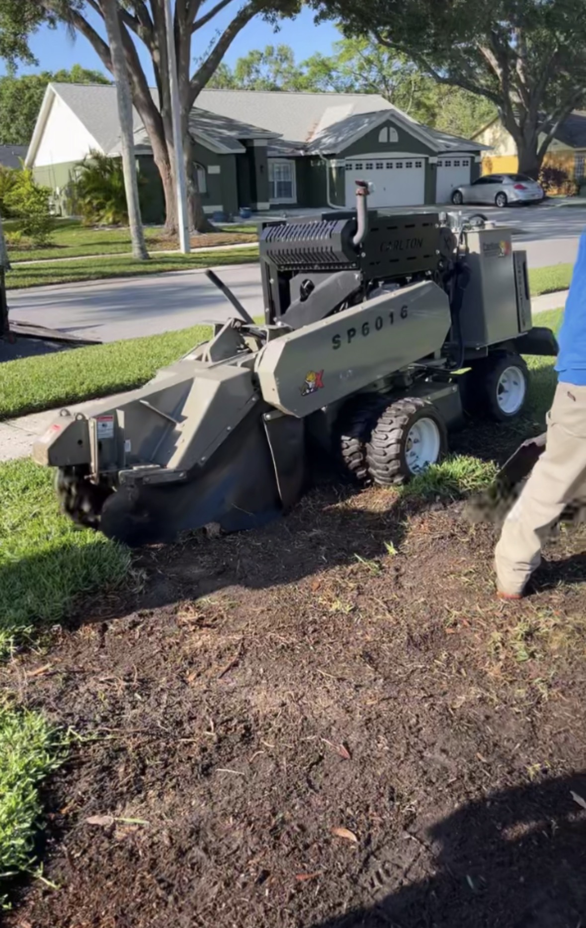 Stump Grinding work by Florida Premier Tree Service